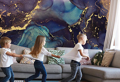 Fototapeta Blue gold 2050